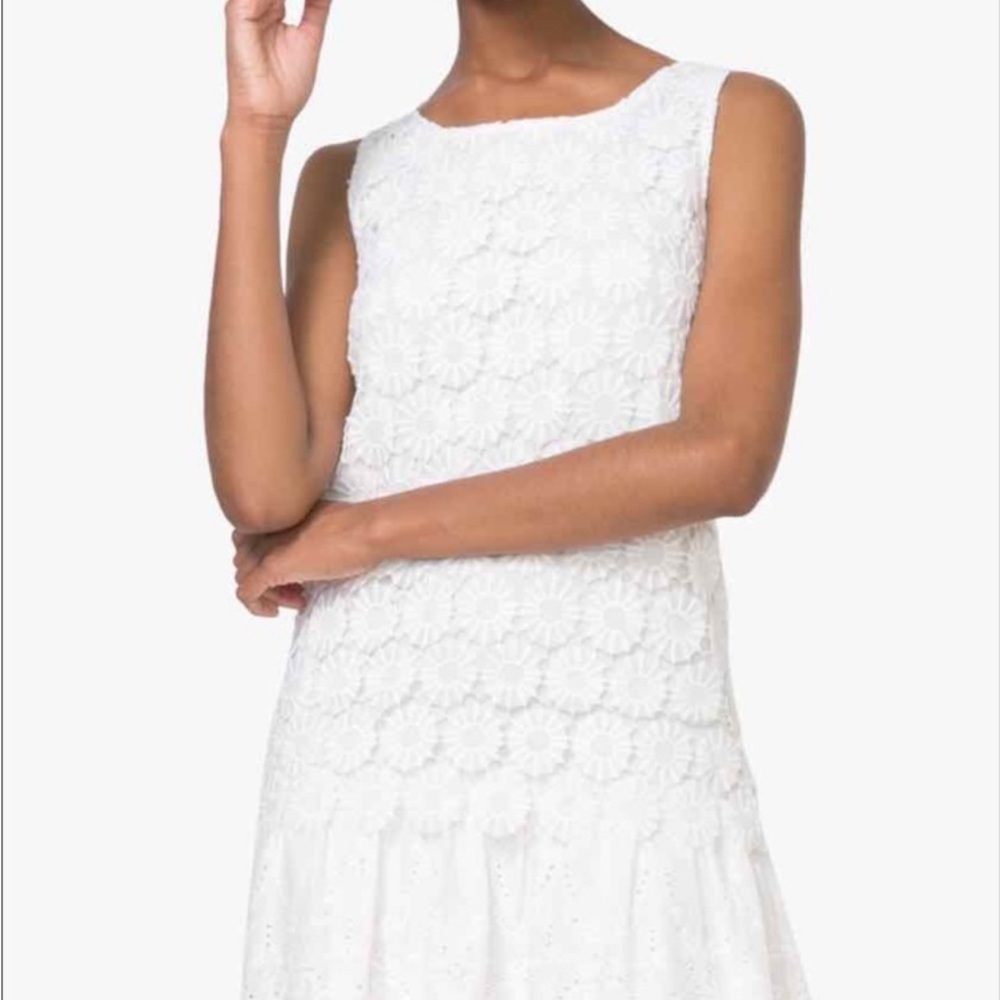 Desigual Crochet Lace Overlay Drop Dress Size 42 (Large)